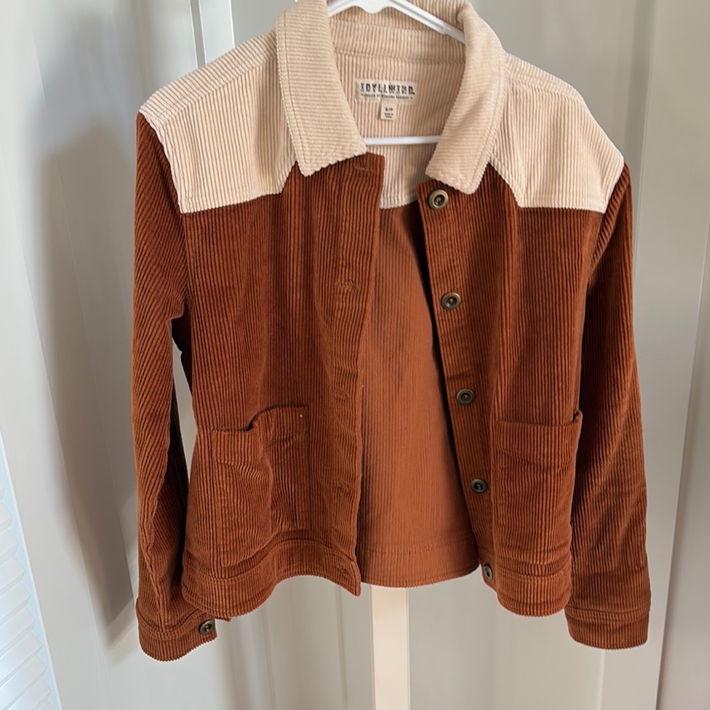 Toyouth Brown Corduroy Jacket